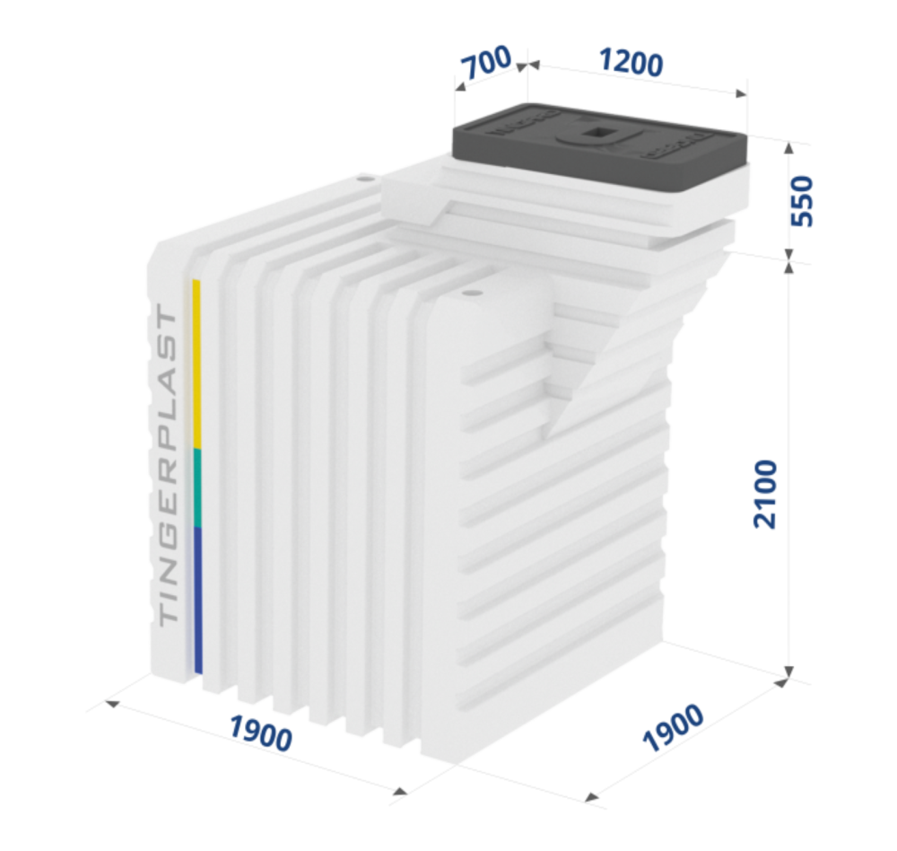 Погреб пластиковый Tingard Comfort  M