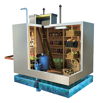 Кессон-погреб Уралец-10 стандарт