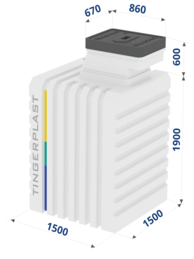 Погреб пластиковый Tingard Optimum S